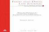 Food and Drug Law Journal - Hogan Lovells/media/hogan-lovells/pdf/... · 2017-01-27 · 258. Food and Drug Law Journal Vol. 62. as a physician, lawyer, molecular biologist, endocrinologist,