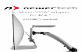 NuMount VESA® Adapter for iMac® · NUMOUNT VESA ADAPTER FOR IMAC INTRODUCTION 1 INTRODUCTION 1.1 COMPATIBILITY • Computer — Apple® iMac® 2007 or later, EXCEPT iMac models