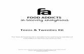Teens & Twenties Kit - Food Addicts in Recovery Anonymous and twenties kit.pdfThe Teens & Twenties Committee meets at 9:45 am EST in person at the monthly Eastern Area Intergroup meeting,