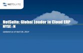 NetSuite: Global Leader in Cloud ERP · A tiered ERP suite strategy is the use of ERP suites from different vendors in two or more levels of the organization—for example, corporate