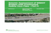 Seismic Assessment of WSDOT Bridges With Prestressed ... · Earthquake, Bridges, Pushover, Nonlinear analysis, dynamic analysis, No restrictions. This document is available to the