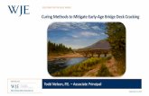 Curing Methods to Mitigate Early -Age Bridge Deck Cracking · Thermal and Stress Modeling Recommendation Montana DoT Case Study: Curing Methods to Mitigate Early Age Cracking Project