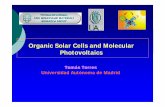 Organic Solar Cells and Molecular Photovoltaicsdepa.fquim.unam.mx/amyd/archivero/Tomastorres8_27203.pdf · conductor (like a copper wire) or an insulator (like a grant counter top).