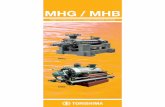 MHG / MHB - TORISHIMA · motor drive, variable speed operation driven by a turbine, an engine or by a motor via hydraulic coupling is also available Maintenance and Repair ... MHB,