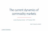 Current dynamics of Commodity Markets · 2019-10-11 · Lambert Commodities 30 Financialization of commodity markets Dynamics of Commodity Markets Price Formation! $344bn AUM in commodities