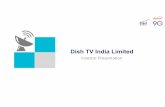 Dish TV Investor Presentation 1QFY18...Dish TV Tata Sky Sun Direct Big TV Airtel Digital Videocon D2h Market share # 1,235 1,100 1,400 0 400 800 1200 1600 2000 2400 FY17 FY16 FY15