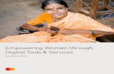 Empowering Women through Digital Tools & Services Mastercard is empowering women with the resources
