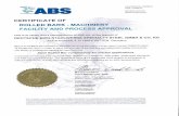FACILITY AND PROCESS APPROVAL - DEW-STAHL.COM · rolled bars for machinery applications to the requirements of AßS Materials & Welding Rules Part 2 (2017) as outlined below, pro