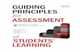 Taylor Institute Guide Series PRINCIPLESstudentassessment.ucalgaryblogs.ca/files/2017/06/Guiding...Guiding Principles for Assessment of Students’ Learning 2016), we offer a focused