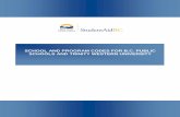 SCHOOL AND PROGRAM CODES FOR B.C. PUBLIC SCHOOLS AND ... · SCHOOL AND PROGRAM CODES FOR B.C. PUBLIC SCHOOLS AND TRINITY WESTERN UNIVERSITY . Your program code corresponds to information
