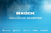 CHALLENGE ACCEPTED - owrb.ok.gov · on water supply – Koch was largest industrial user of water resources Koch’s philosophy: role of business to create products our customers