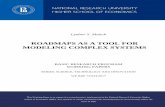 ROADMAPS AS A TOOL FOR MODELING COMPLEX SYSTEMS · ROADMAPS AS A TOOL FOR MODELING COMPLEX SYSTEMS ... including differing process models and methods (Table 1). 4 ... Systems analysis