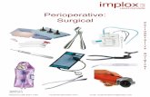 Perioperative Surgical Catalogue - Implox Healthcare · AC010/13 Scissors Surgical Blunt/Blunt Straight 13cm AC020/13 Scissors Surgical Sharp/Blunt Straight 13cm LSSBLBLS13 Scissors