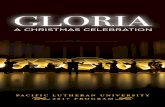 A CHRISTMAS CELEBRATION - Pacific Lutheran University€¦ · Christmas Concert! We are delighted to share this festive celebration of the season with you. As you enjoy today’s