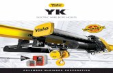 YK - Columbus McKinnon YK... · When you need quality and performance in a wire rope hoist, turn to the Yale® YK™ from Columbus McKinnon. Based on German technology, the Yale YK