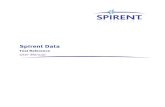 UM Spirent Data v2 60 A0 · 2 | Spirent Data Reference Manual Spirent Data software automates data performance testing by configuring the instruments, stepping through the test sequences,