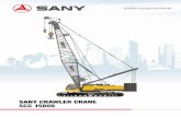 SCC 1500D - Sany · The main and auxiliary winches are separately driven and are easy to assemble with their concise structure; the maintenance-free, built-in wet brake, boasting