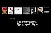 CHAPTER 18 The International Typographic Style - ANM102 History of Graphic and Web Design · 2010-11-12 · CHAPTER 18: THE INTERNATIONAL TYPOGRAPHIC STYLE William Pickering, title