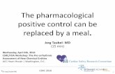 The pharmacological positive control can be replaced by a meal · 2019-02-15 · ©Dr Jorg Taubel MD The pharmacological positive control can be replaced by a meal. Jorg Taubel- MD