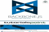 BackboneJS - tutorialspoint.com · BackboneJS 8 Underscore.js: This is the only hard dependency which needs to be included. You can get it from here. jQuery.js: Include this file