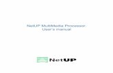 NetUP MultiMedia Processor. User’s manual · NetUP MultiMedia Processor (transcoder server) web interface allows to edit basic server settings (network settings, administrator’s