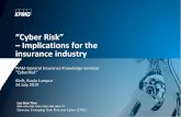 “Cyber Risk” – Implications for the insurance industry€¦ · “Cyber Risk” – Implications for the insurance industry. PIAM General Insurance Knowledge Seminar “CyberRisk”