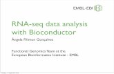 RNA-seq data analysis with Bioconductor · RNA-seq data analysis with Bioconductor Ângela Filimon Gonçalves Functional Genomics Team at the European Bioinformatics Institute - EMBL