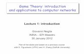 Game Theory: introduction and applications to computer ... · Syllabus References Straffin, Game Theory and Strategy (main one, chapters indicated) Osborne and Rubinstein, A course