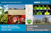 Jonathan Male March 8, 2016 Bioenergy Technologies Office · 10 | Bioenergy Technologies Office . Program Achievements in FY15 • Feedstocks Supply and Logistics – Idaho National