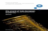 The sound of Indo-European · 2011-10-17 · Contents CONFERENCE PROGRAMME V Václav Blažek On Indo-European correspondences to Afro-Asiatic laryngeals 1 Lars Brink The etymology