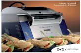 High Speed Sandwich Presstools.professional.electrolux.com/Mirror/Doc/BR/BR_BR-9JEDV_1_5_… · See the difference between the High Speed Sandwich Press and a Traditional Panini Grill