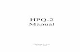 HPQ-2...Additional Installation Maintenance and Operating Instructions In order to comply with European regulations, the following procedures must be followed :- A) INSTALLATION ...