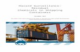 Hazard Surveillance: Residual Chemicals in … · Web viewHazard Surveillance: Residual Chemicals in Shipping Containers The goals of the study were to: determine the level and determinants