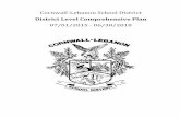 District Level Comprehensive Plan - Cornwall-Lebanon School … · 2017-07-13 · The Cornwall-Lebanon School District envisions a comprehensive school system that facilitates the