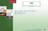 Fresh Arrivals Bulletin - State Bank of Pakistan · Fresh Arrivals Bulletin May, 2019 Fresh Arrivals Bulletin May, 2019 2019 Arshad Mahmood Readers Services Unit – SBP Library Email: