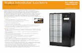 Traka Modular Lockers - IFSEC Global Lock… · Functionality • All Traka Intelligent locker systems can be configured and administered by the Traka Web software. The software is