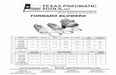 Service, Operation and Parts Manual TORNADO BLOWERSService, Operation and Parts Manual ~ Made in U.S.A. ~ TORNADO BLOWERS ... TOTALLY ENCLOSED FAN COOLED MOTOR TOR12-04 12” FAN BLADE