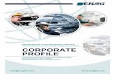 ERSG icw IRCA Corporate Profile 2017 (2)€¦ · Slogan Risk Management, Project Management, Software & Training Solutions for Dynamic & Progressive ... 31000, AS/NZS 4360) but always