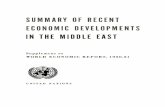 SUMMARY OF RECENT ECONOMIC DEVELOPMENTS IN THE …...SUMMARY OF RECENT ECONOMIC DEVELOPMENTS IN THE MIDDLE EAST Supplement to WORLD ECONOMIC REPORT, 1950-51 UNITED NATIONS Department