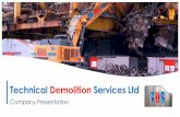 Technical Demolition Services Ltd · Power Station Demolition Dhekelia‘A’ Power Station, Cyprus, 84 Mw Capacity–Asbestos Removal & Demolition • 9 No. Boilers • 7 No. Steam