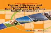 Compendium of Energy Efficiency and Renewable Energy Best ...€¦ · v Foreword The Compendium that has been prepared brings out some of the best practices in the corporate sector