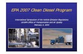 International Symposium of the Vehicle Emission ...US EPA Office of Transportation and Air Quality February 3, 2004. 2 Presentation Overview Diesels and Air Quality ... (Toyota LTC,