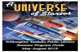 Willoughby-Eastlake Public Library Summer … Guide-May-Aug-Final.pdfKick off this summer by joining our reading program and you will have the chance to win great prizes, including