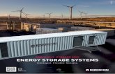 ENERCON E-STORAGE 2300 ENERGY STORAGE SYSTEMS · The ENERCON E-STORAGE 2300 is based on proven ENERCON power components. Together with a battery and an ENERCON controller, the E-STORAGE