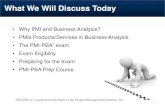 What We Will Discuss Today - PMI South Florida Chapter ... PMP, PgMP, and PMI-PBA are registered marks