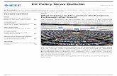 EU Policy News Bulletin - IEEE · EU Policy News Bulletin ICT If you have any suggestions for content, or would like to know more about IEEE’s European Public Policy activities,