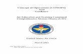 Concept of Operations (CONOPS) And Guidance...Concept of Operations (CONOPS) And Guidance Air Education and Training Command Comprehensive Airman Fitness (CAF) United States Air Force