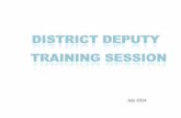District Deputy Training - api.ning.comapi.ning.com/.../DDTRAININGMODULEDDTraining20142015wh.pdf · Role of the DD Basics & Benefits of serving as DD DD Job Description Duties & Responsibilities,