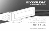 Passive Infrared Motion Sensor with LED Floodlightupdates.clipsal.com/ClipsalOnline/Files/Brochures/W0001518.pdf · 754SLR Infrascan Passive Infrared Motion Sensor with LED floodlight