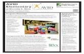 AVID Elementary...AVID Elementary promotes student success by implementing specific skills that enable all students to be prepared and organized. These skills are habits, behaviors,